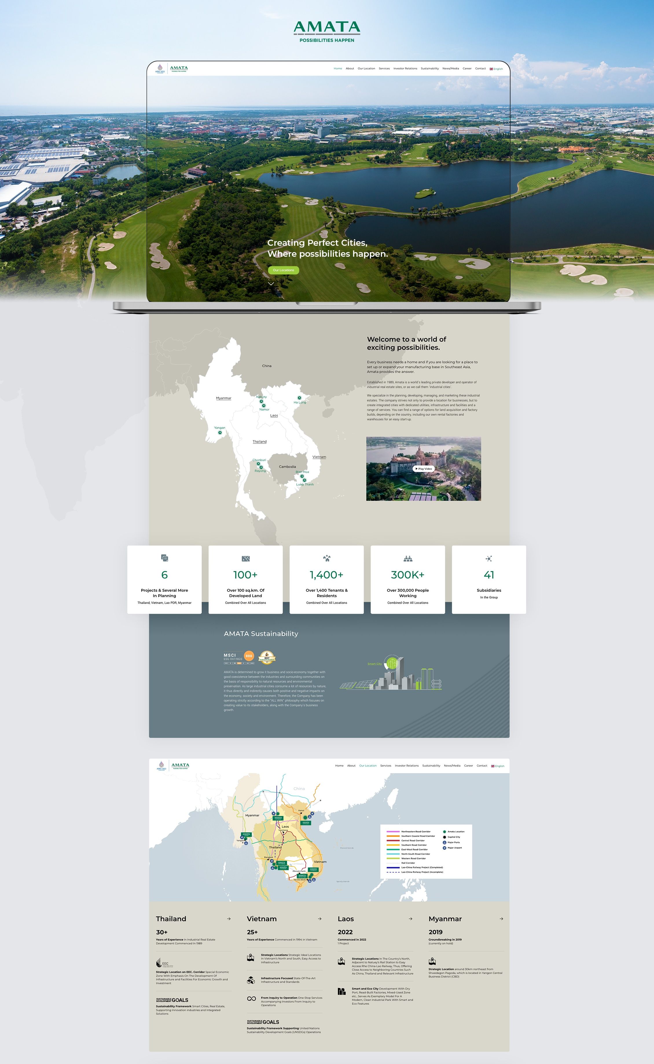 Amata website detail page