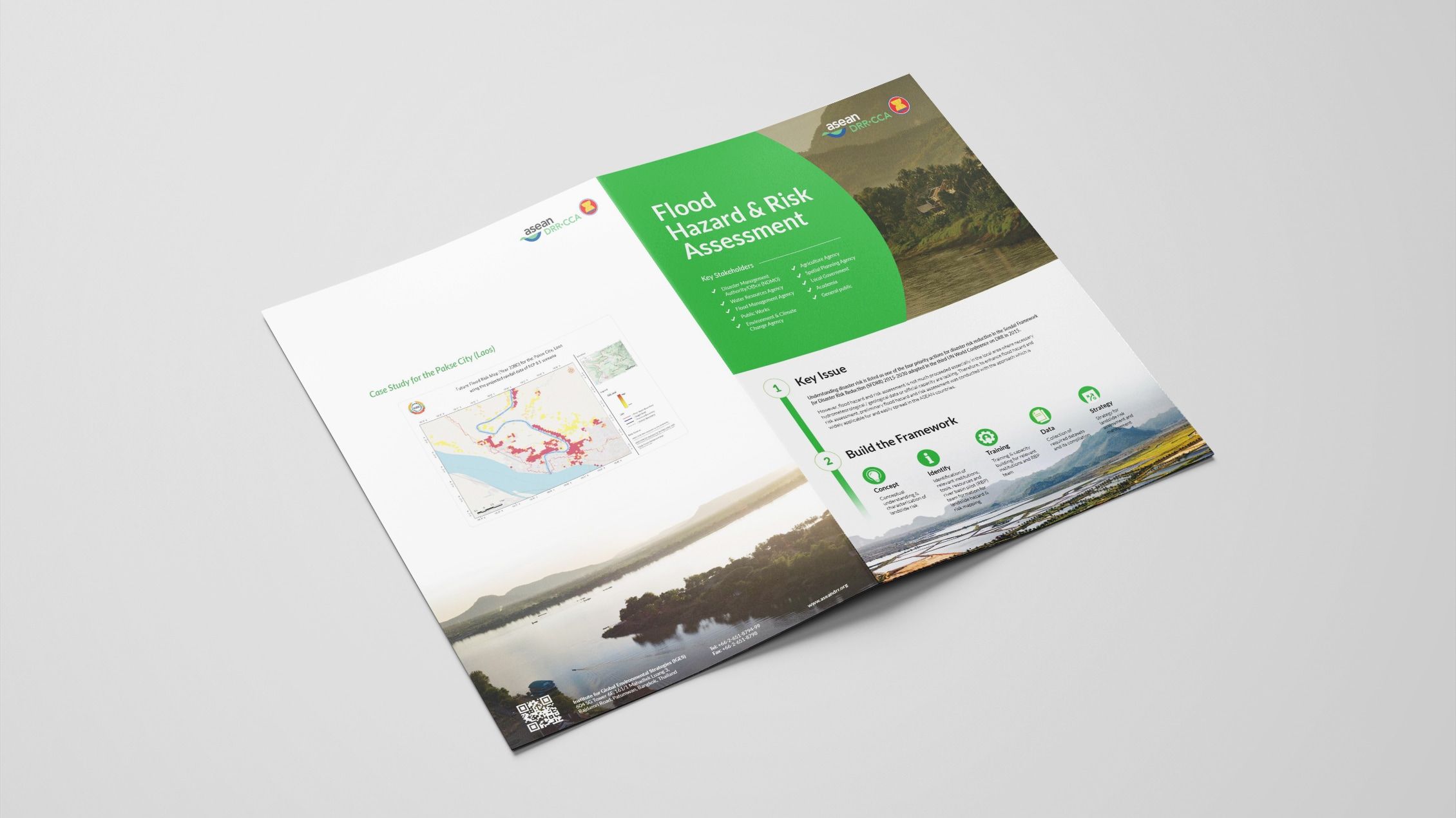 Brochure cover building a brand example