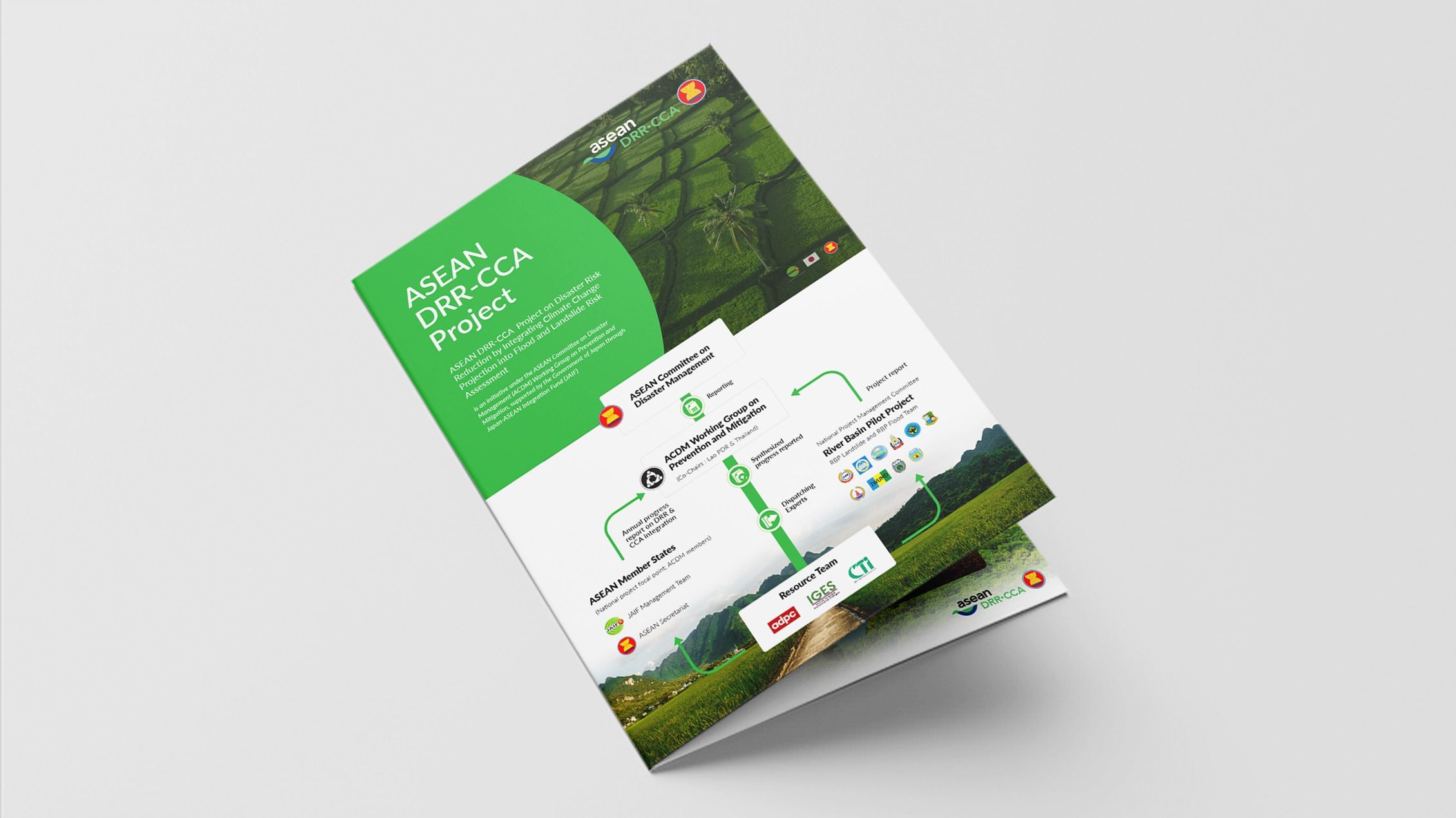 aseandrr brochure cover design