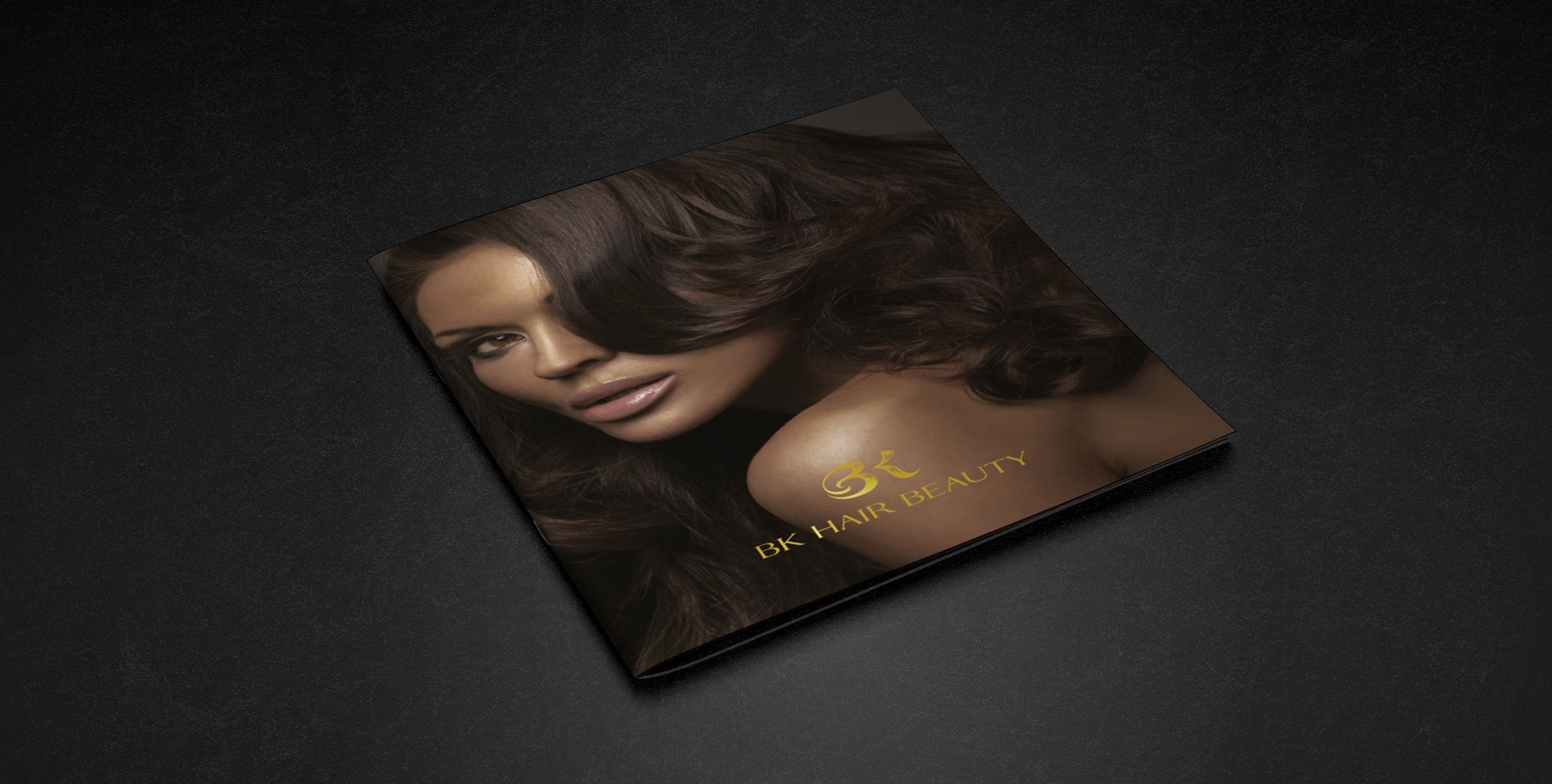 การออกแบบ BK hair beauty branding