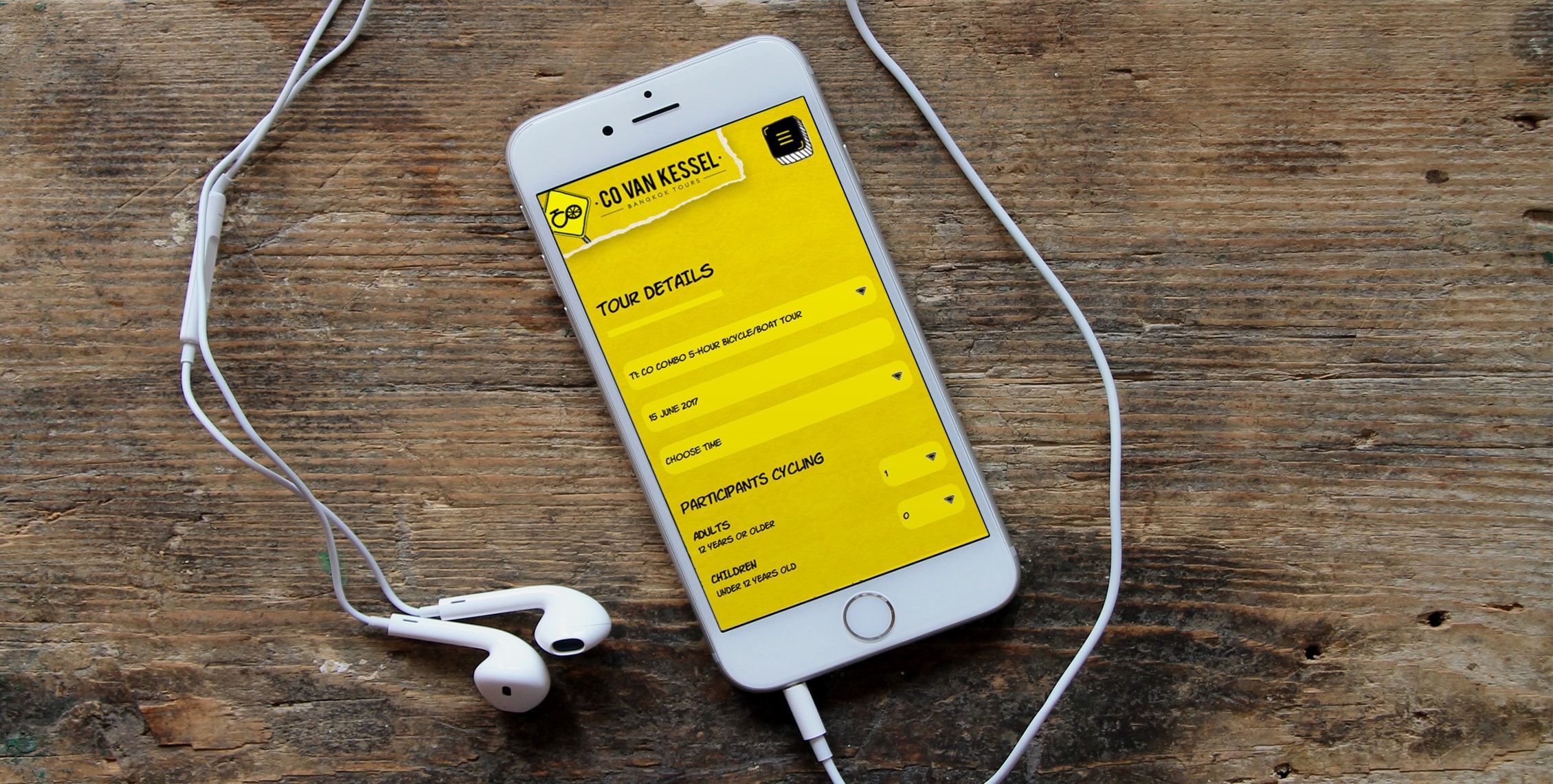 co van kessel website design mobile