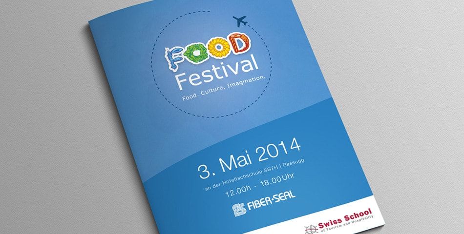food festival brochure cover