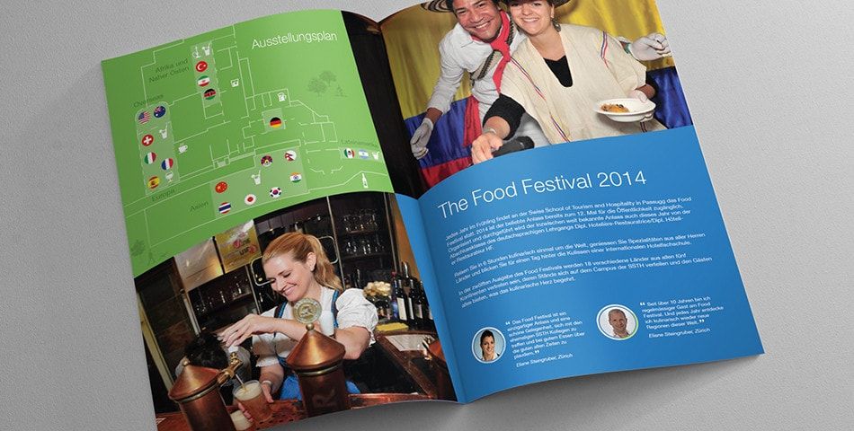 food festival brochure detail