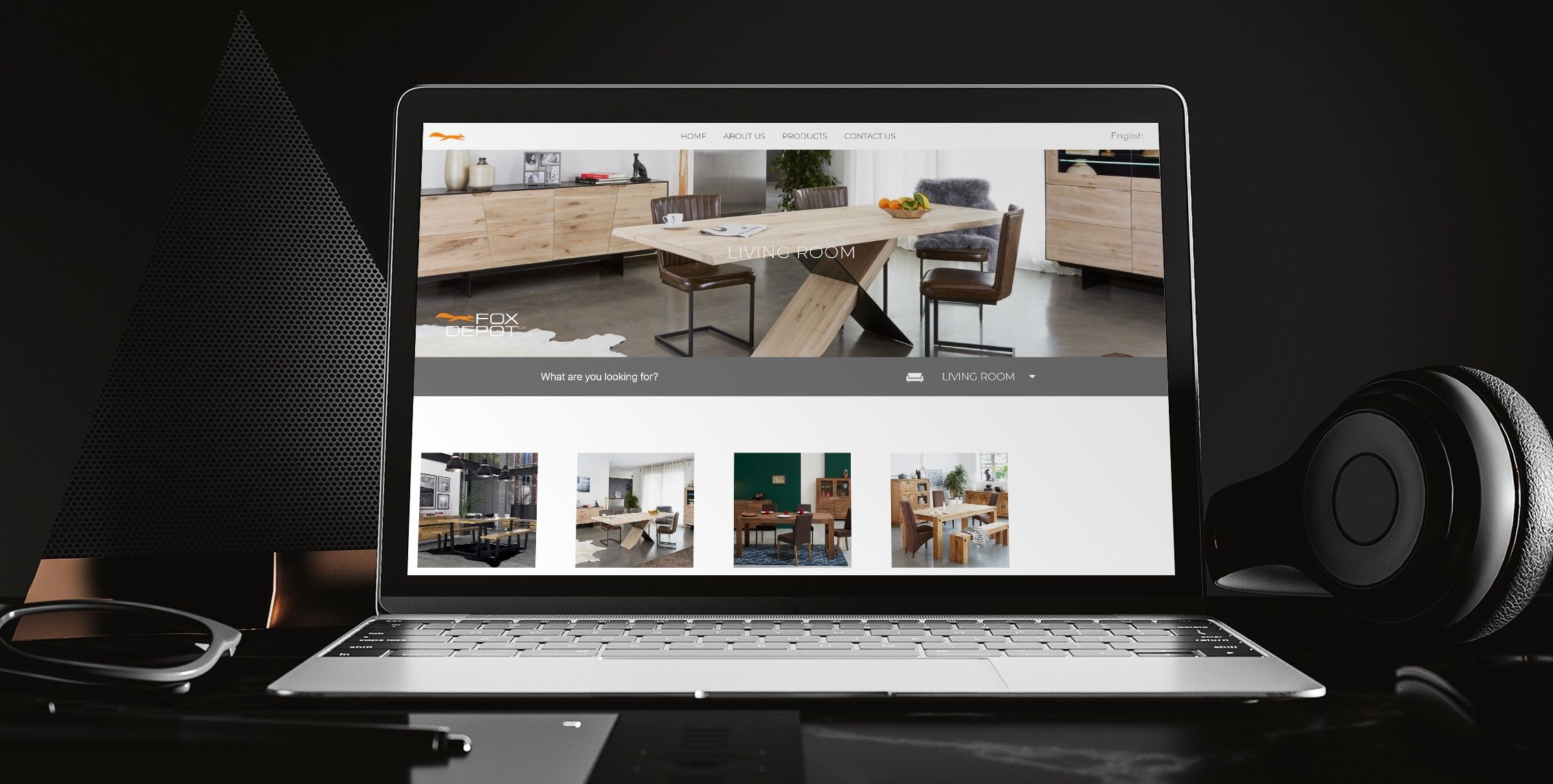 fox depot website design