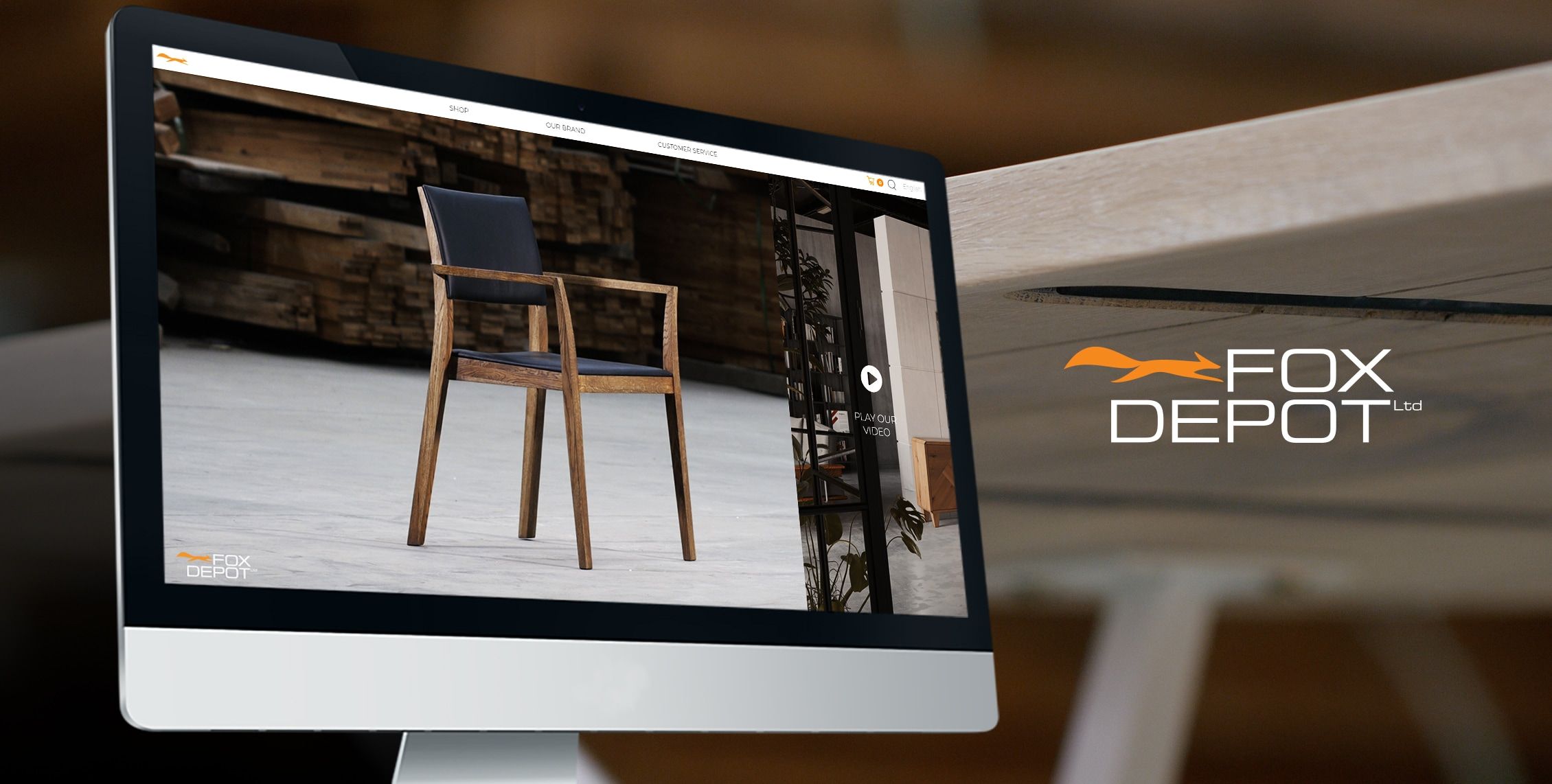 fox depot website design