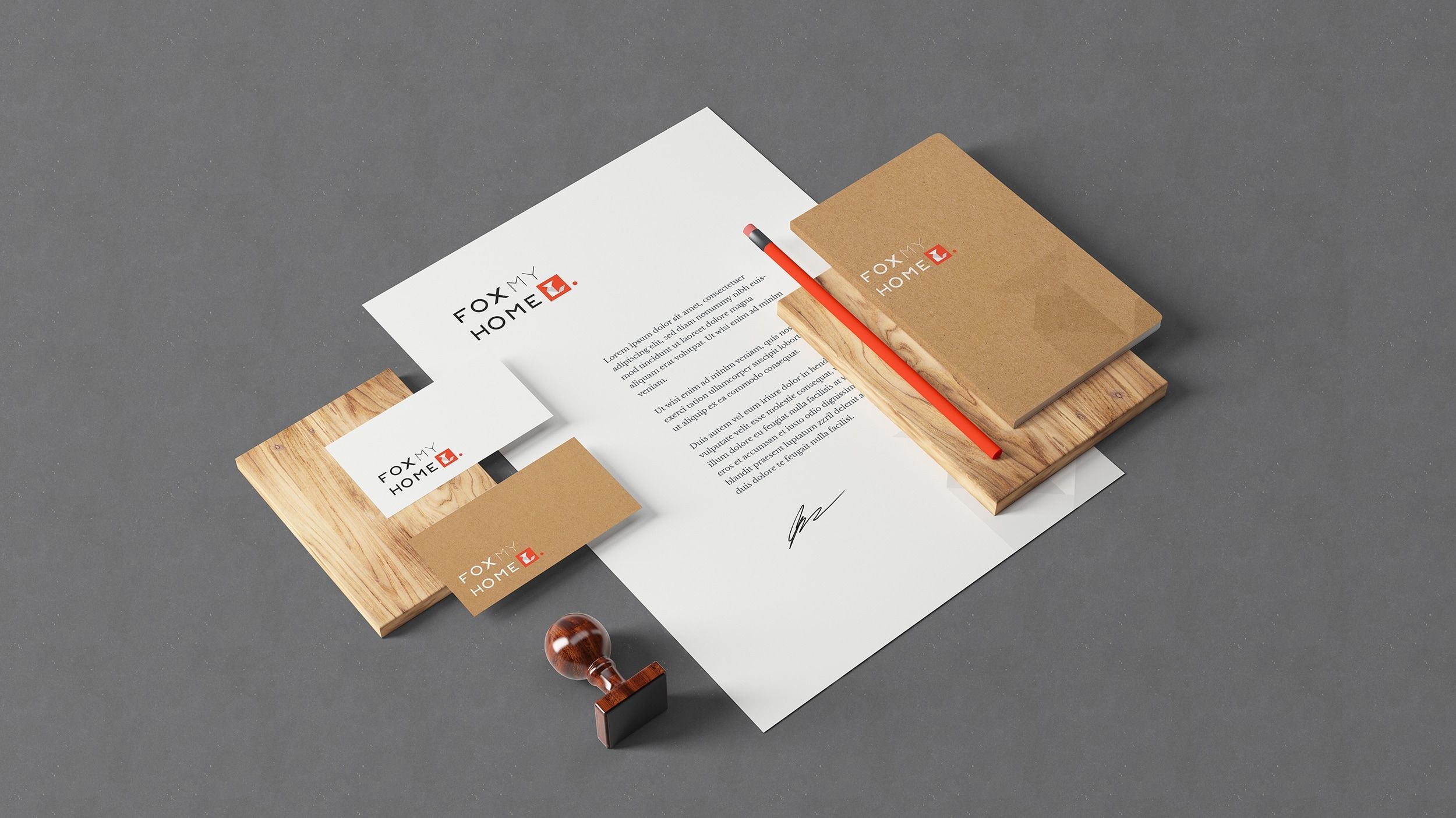 Fox my home stationary