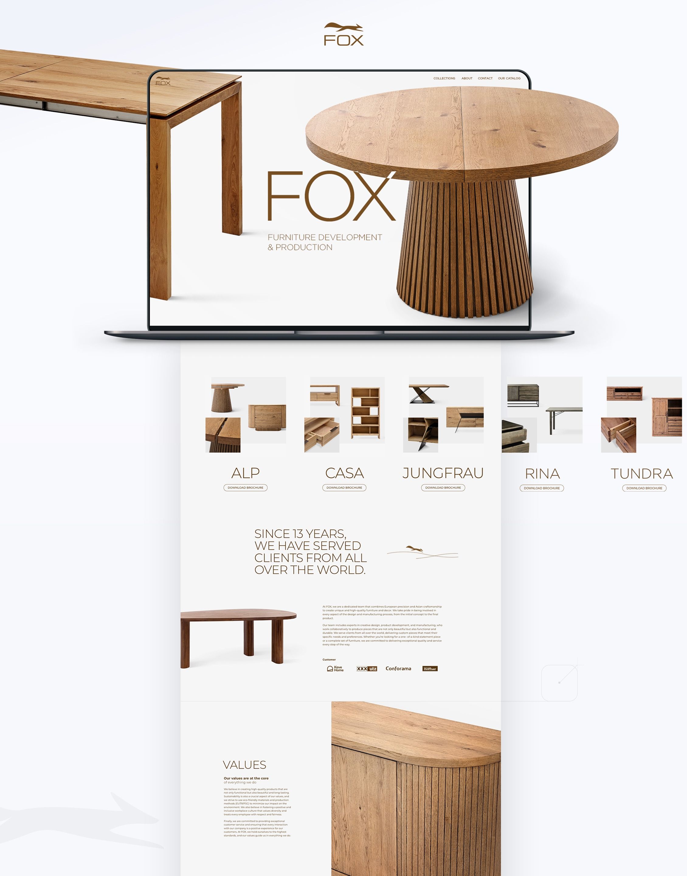 fox website detail page