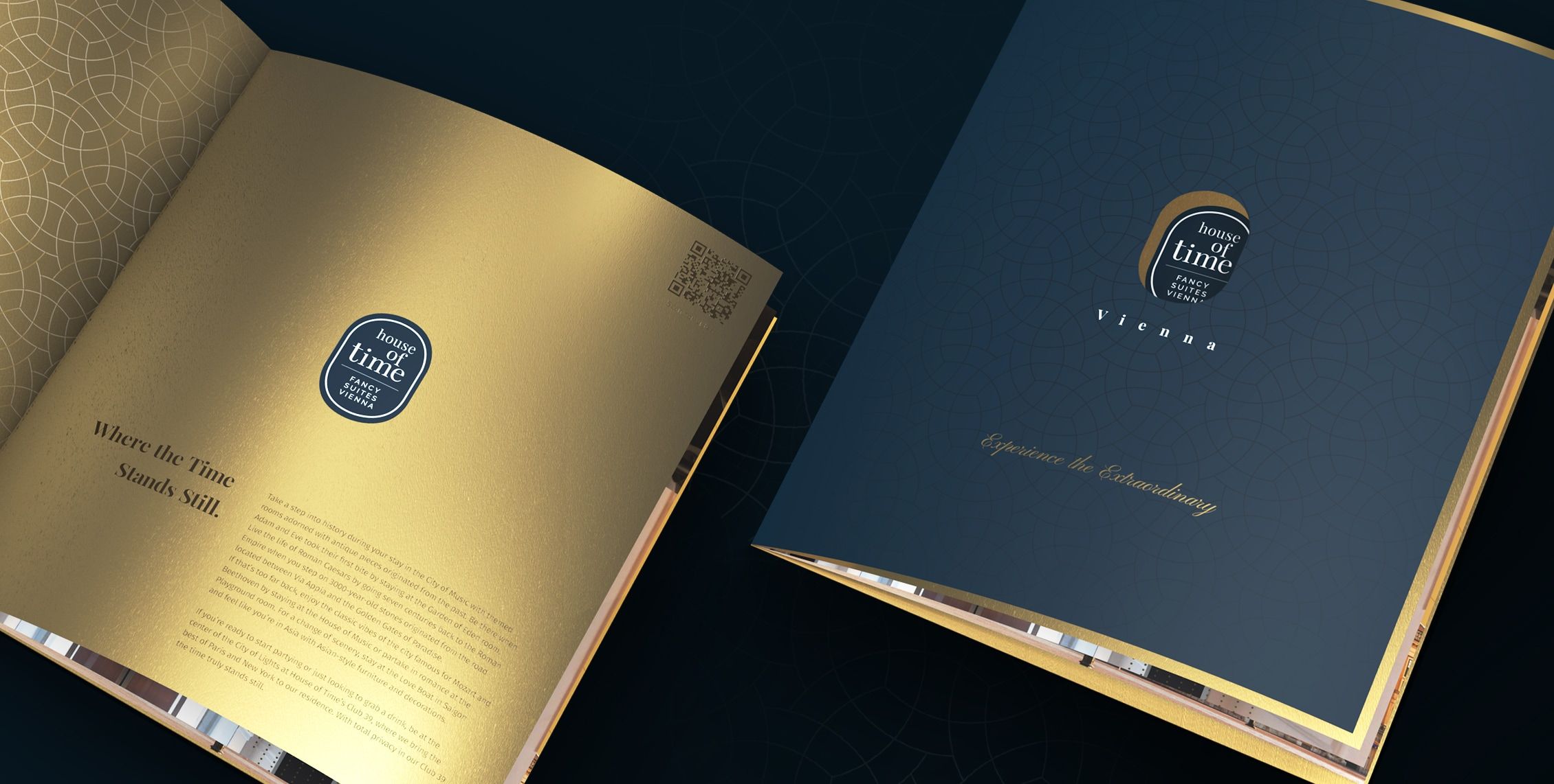 House of time Brochure design