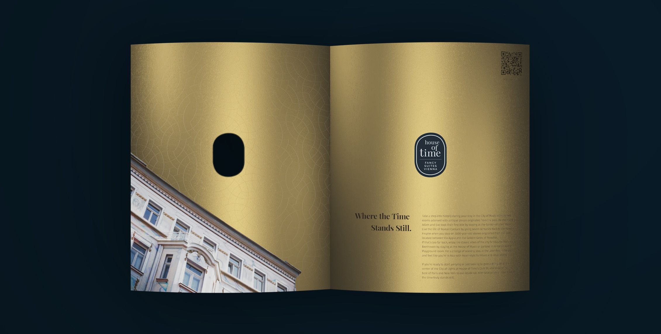 House of time Brochure design