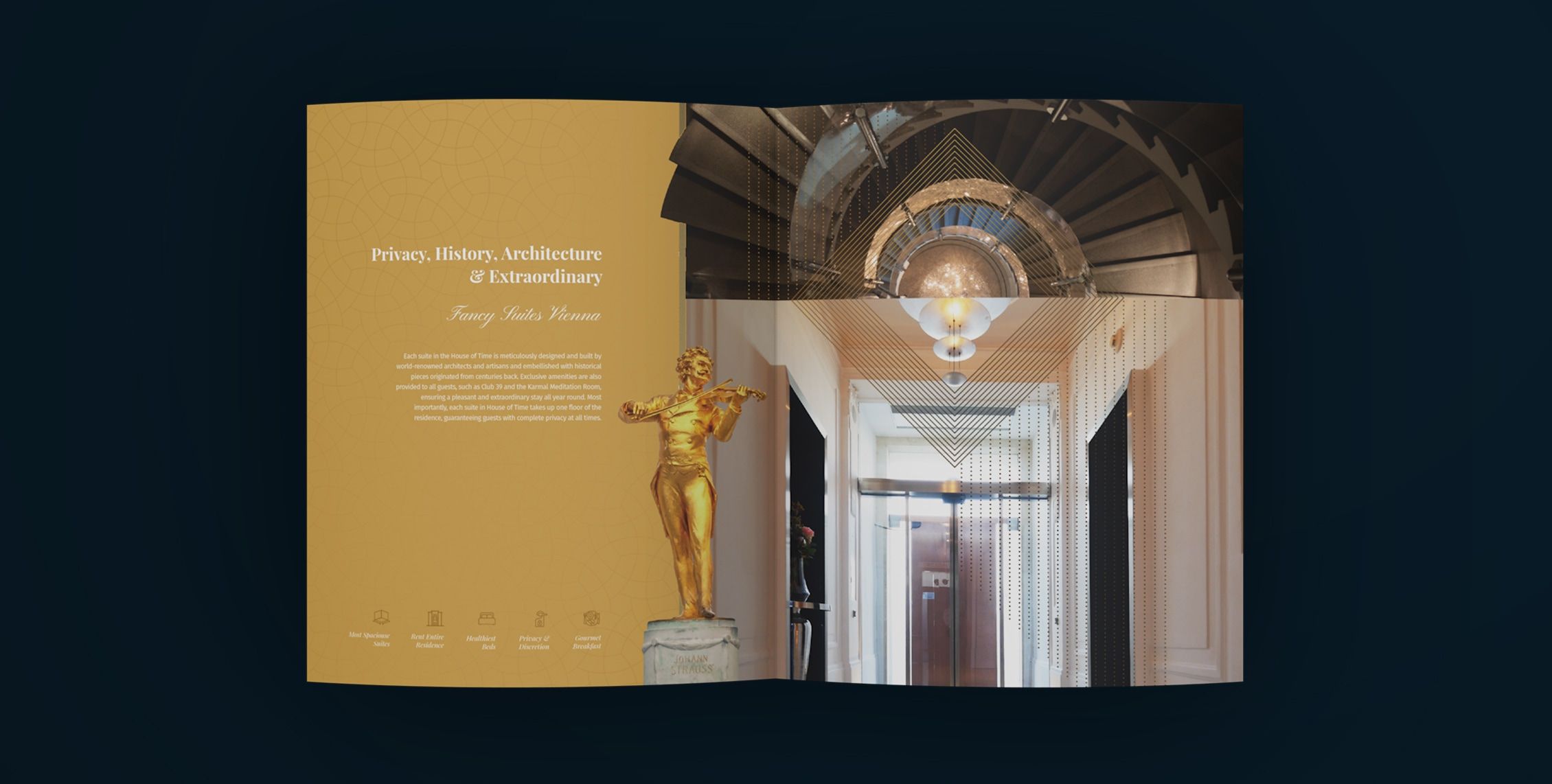 House of time Brochure design