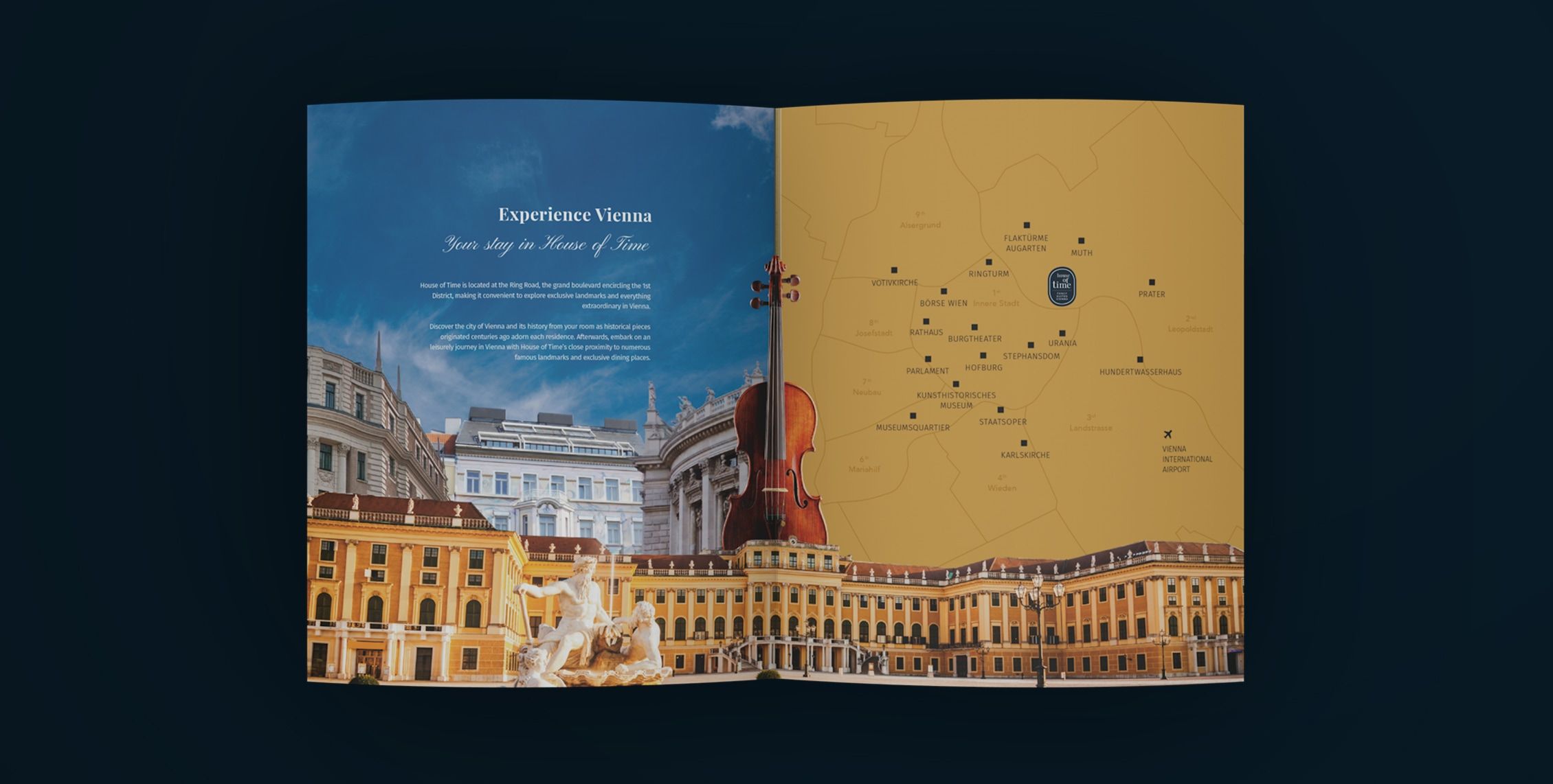 House of time Brochure design