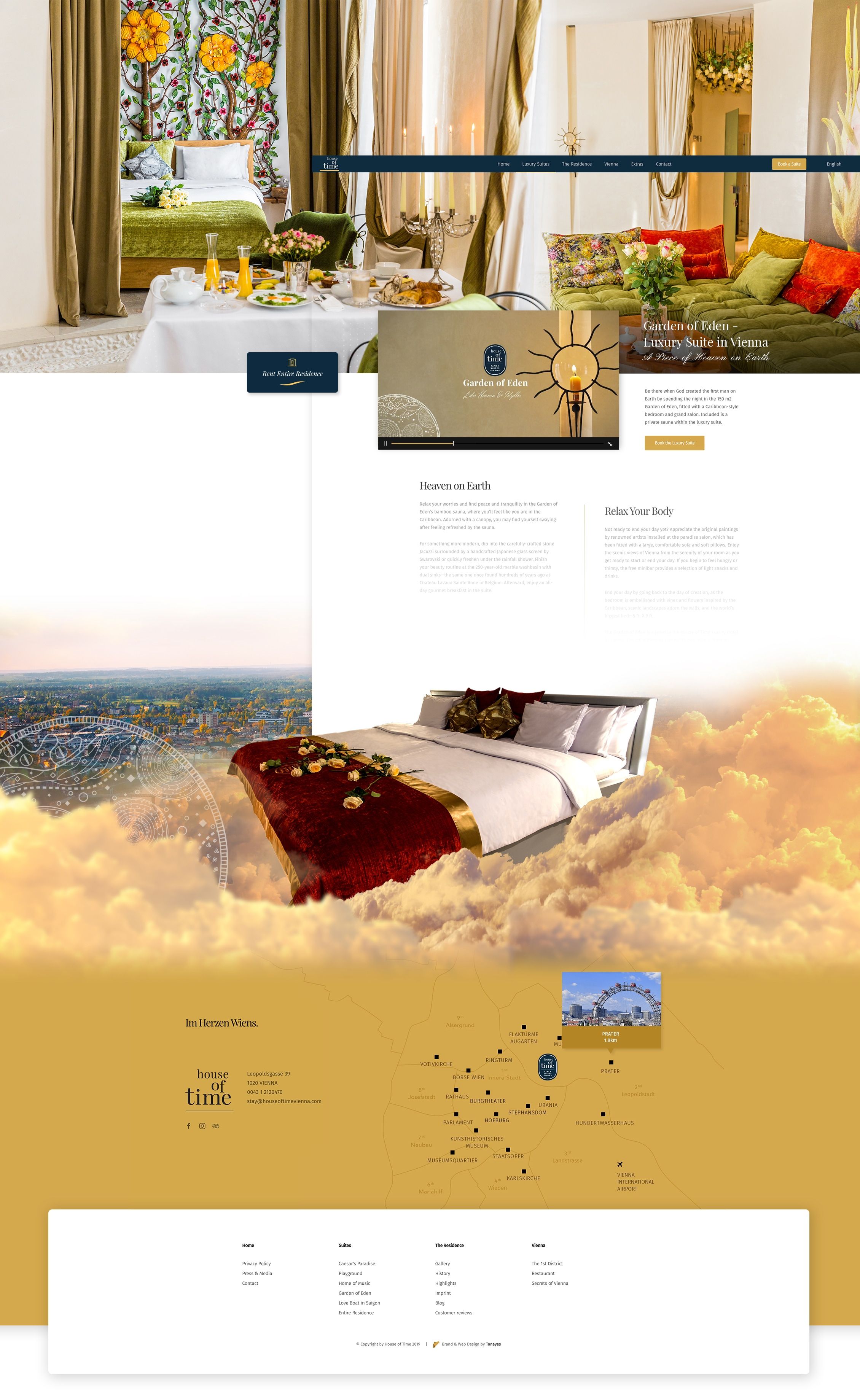 house of time website detail