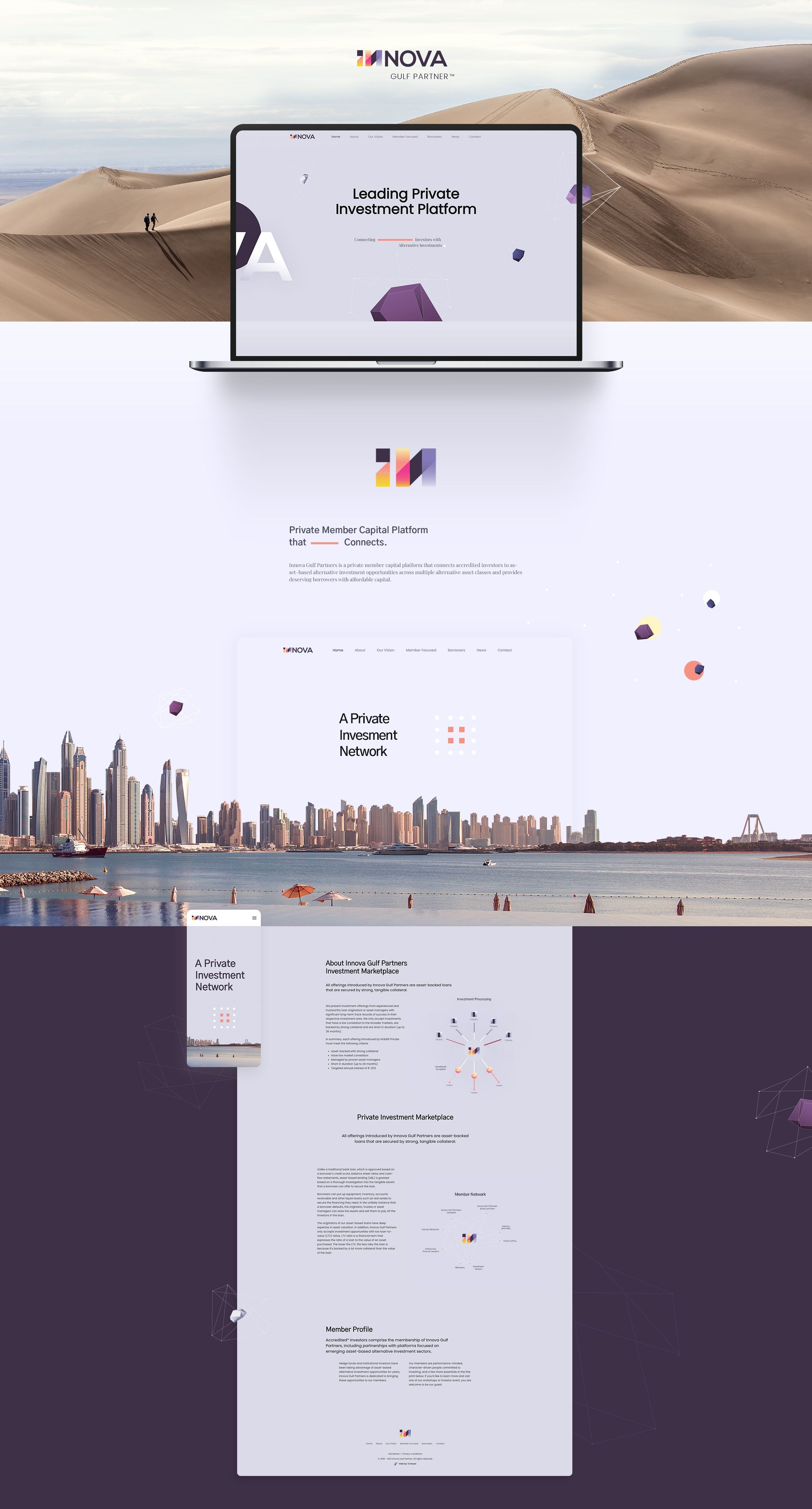 Innova Gulf Partners website full screen