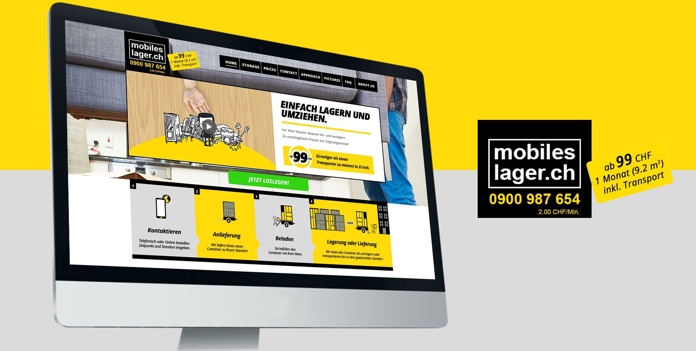 mobileslager website design