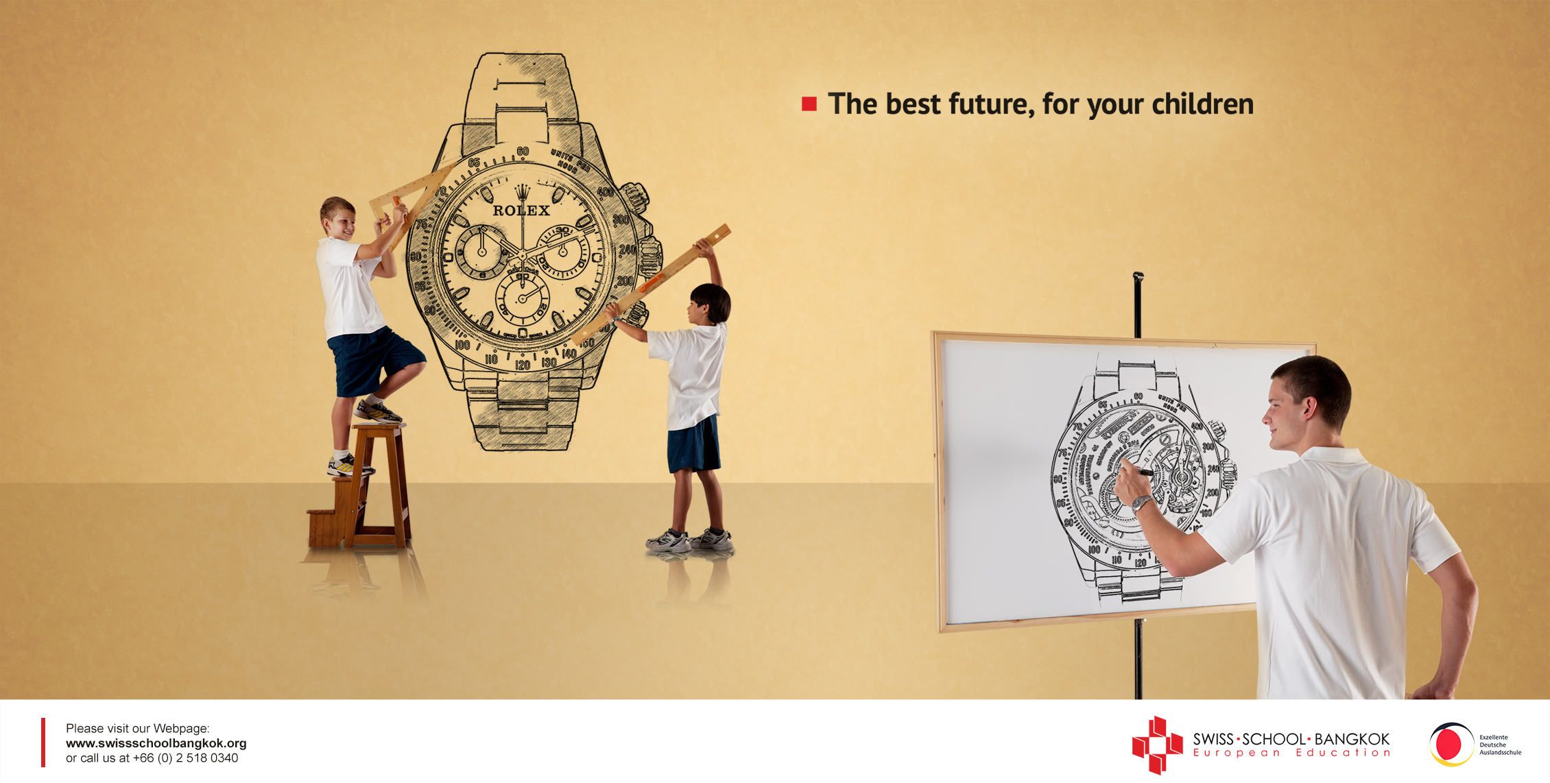 swiss school advertising