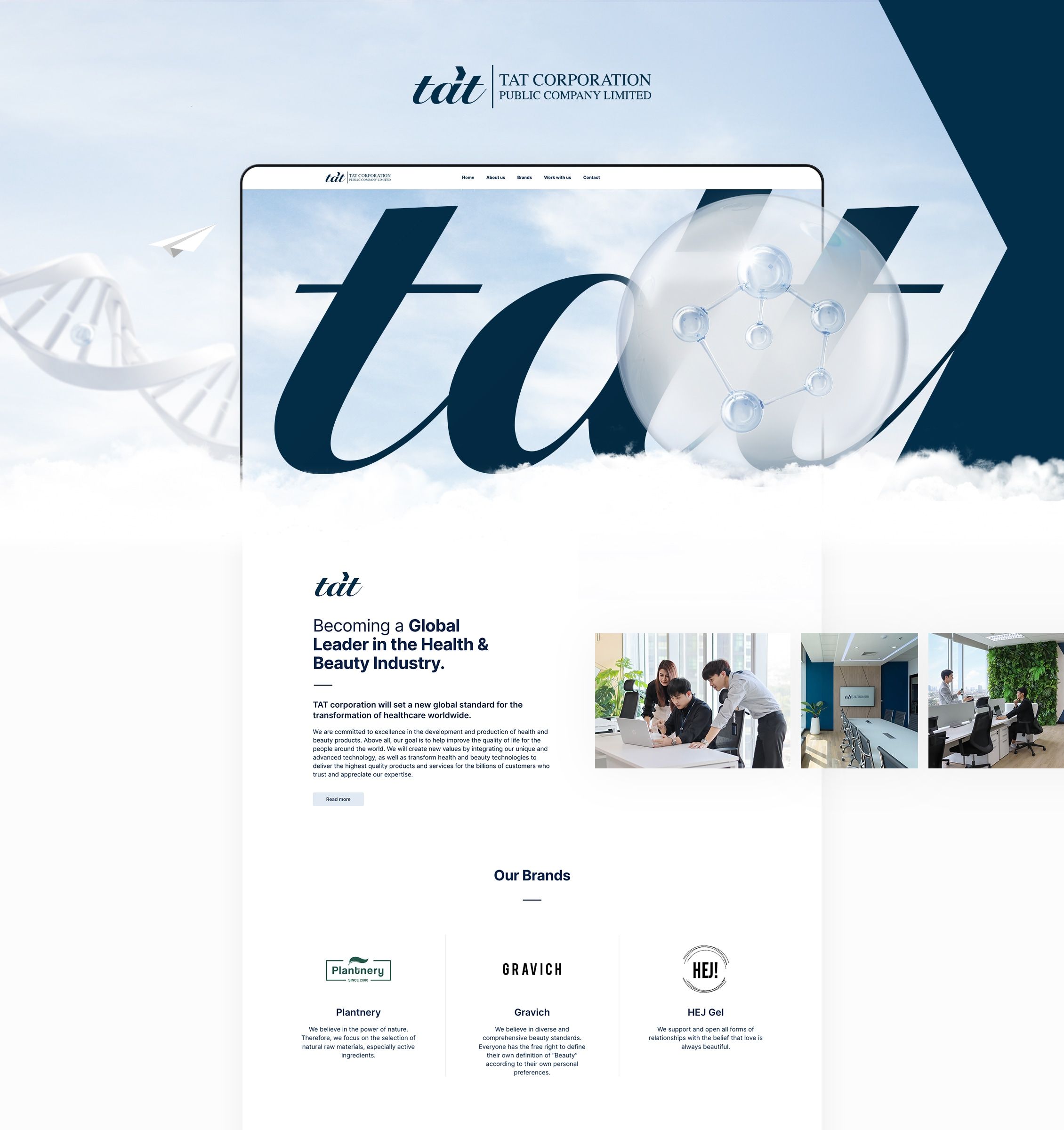 Tat website detail page