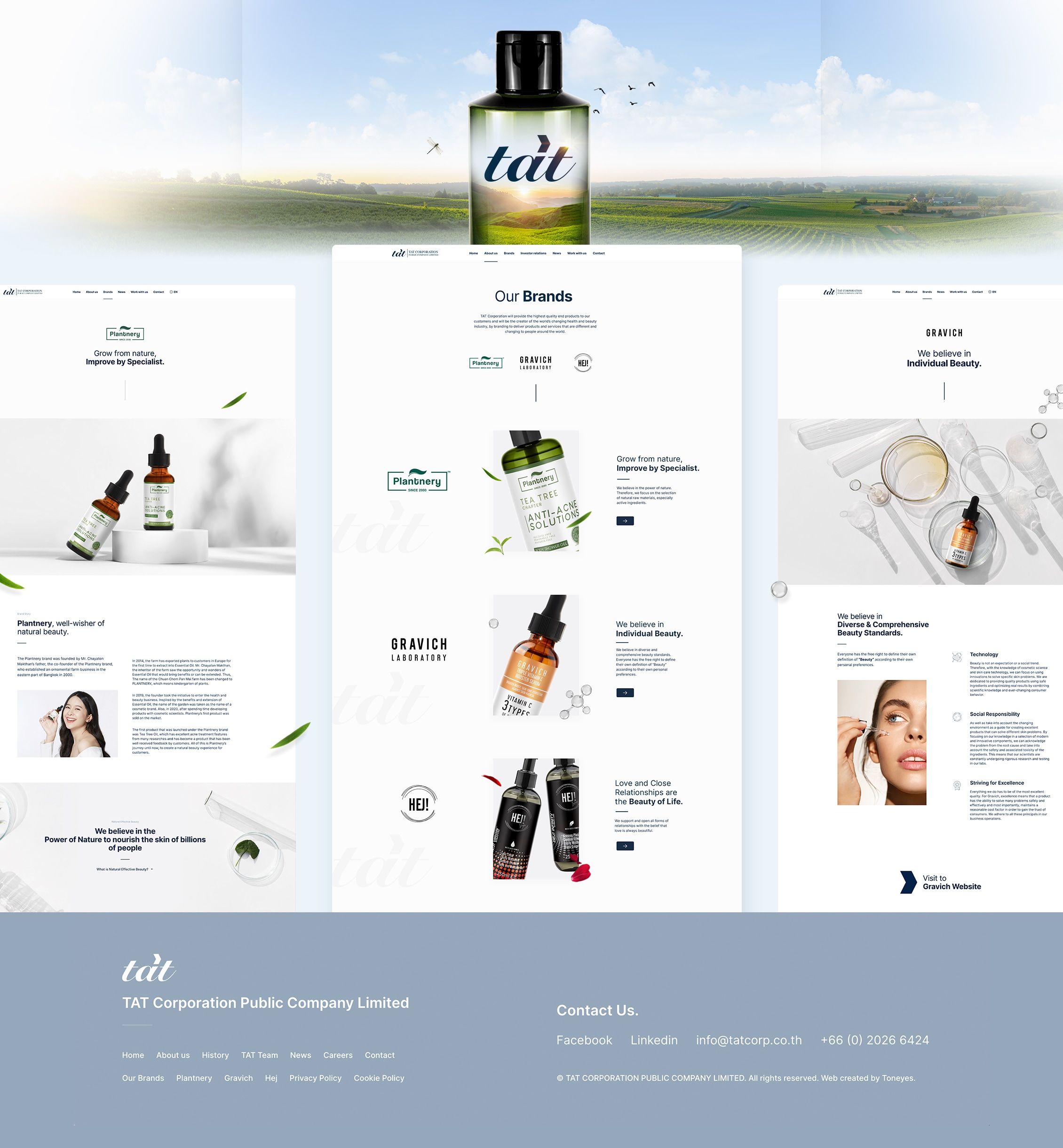 Tat brands detail page